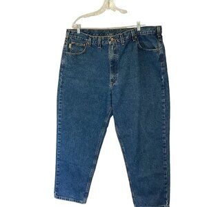 Carhartt Men's Relaxed Fit 5-Pocket Straight Leg Jeans Medium Wash Size 44-30